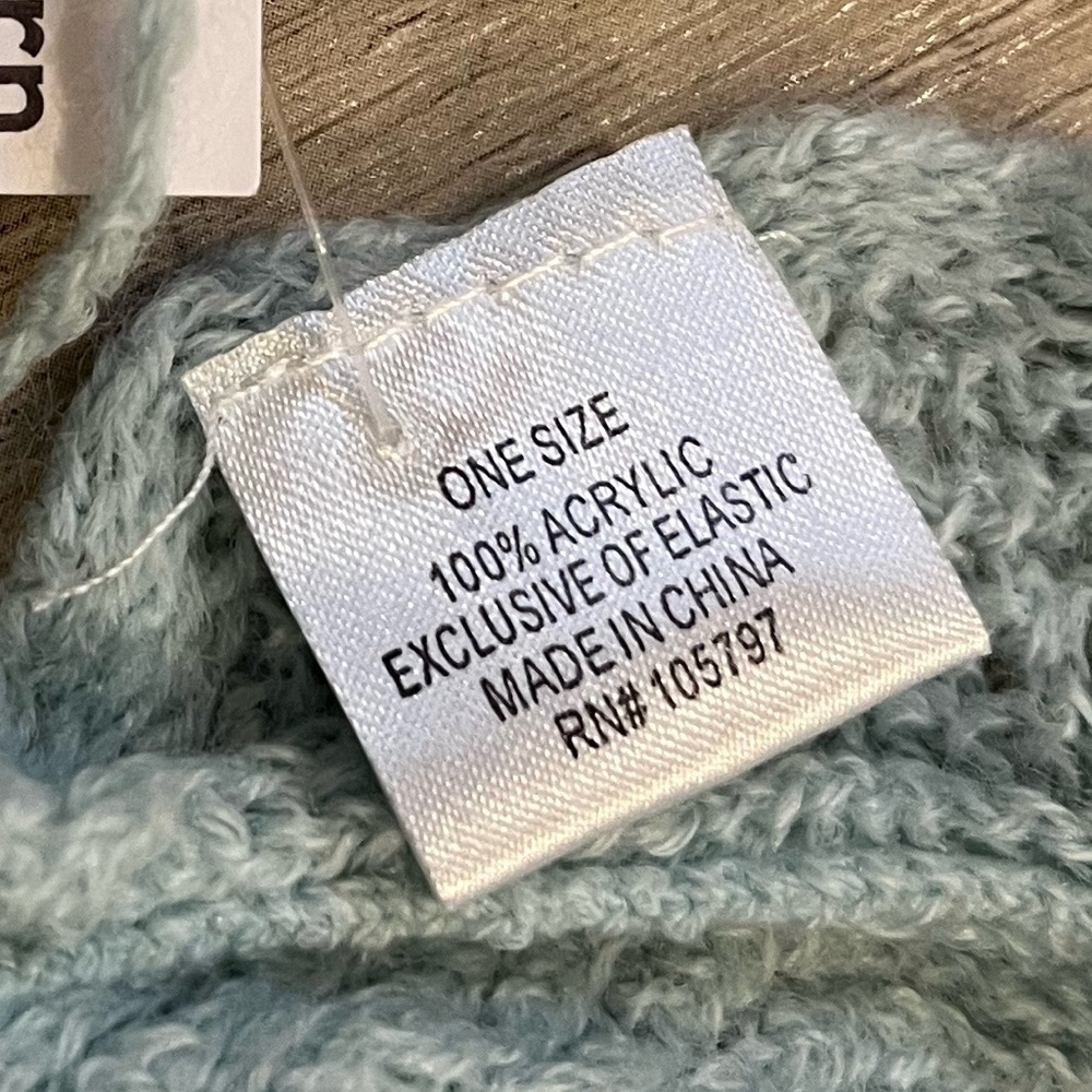 NWT Dressbarn Light Blue Knit Shawl - Picture 8 of 14